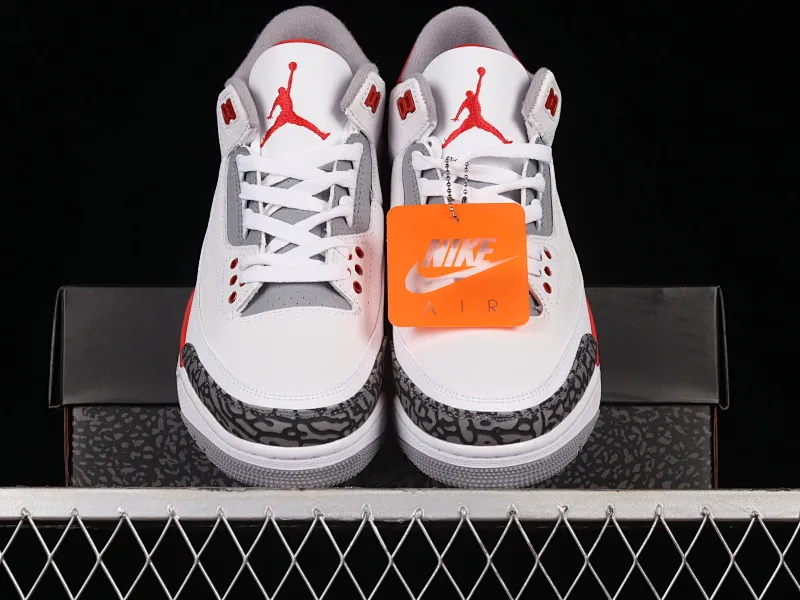 All categories Air Jordan Jordan series basketball shoes Air Jordan 3 Air Jordan 3 Retro "Fire Red" AJ3 Joe 3 new flame red DN3707-160